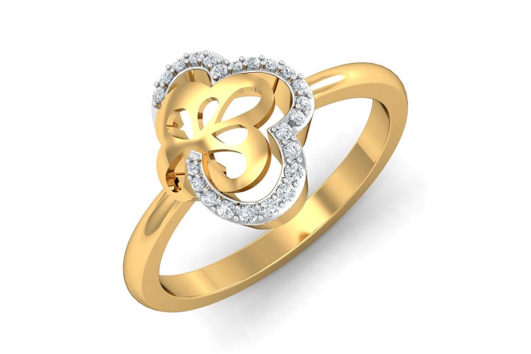 Resa Diamond Ring in Gold